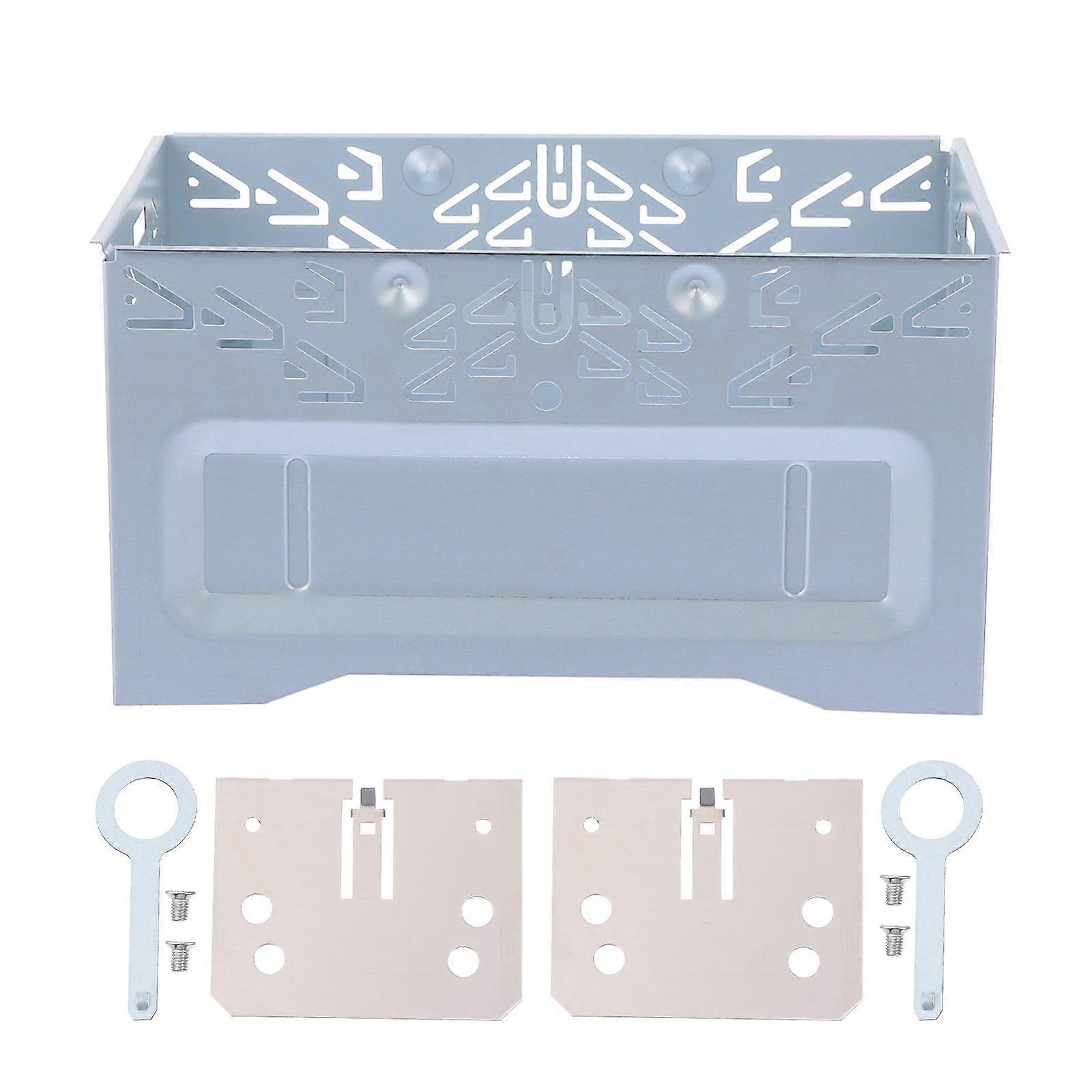 Car Radio Dashboard Mounted Kit 2 Din Frame for Car Use 2Sets Metal