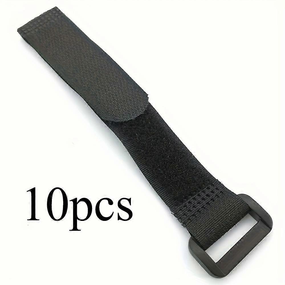 10pcs Reusable Hook and Loop Cinch Straps Nylon Cable Ties Organizer Adjustable Fastener Securing Cable Straps Cord Management