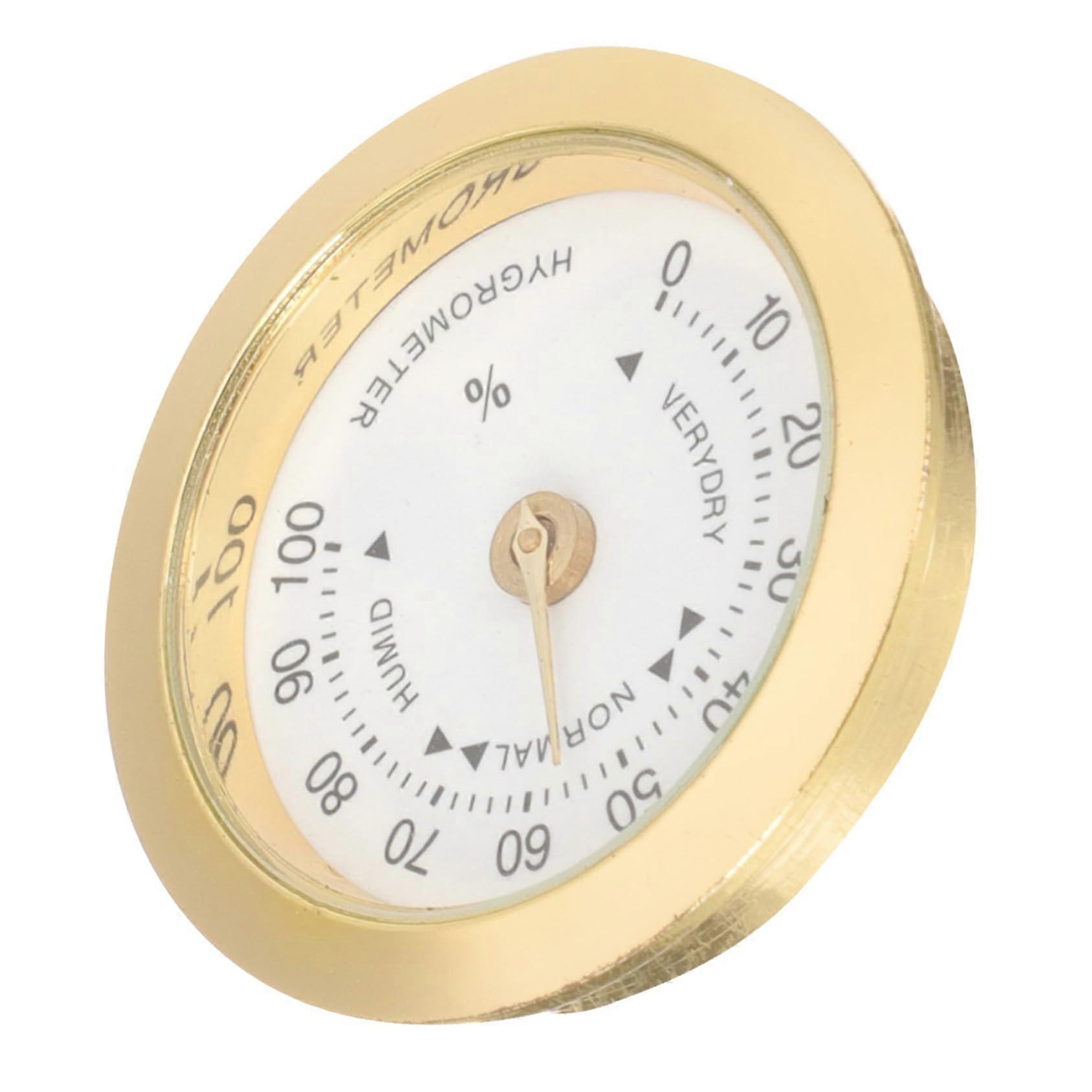 Guitar Humidity Meter for Acoustic and Violin Cases with Accurate Alloy Hygrometer and Easy Read Display
