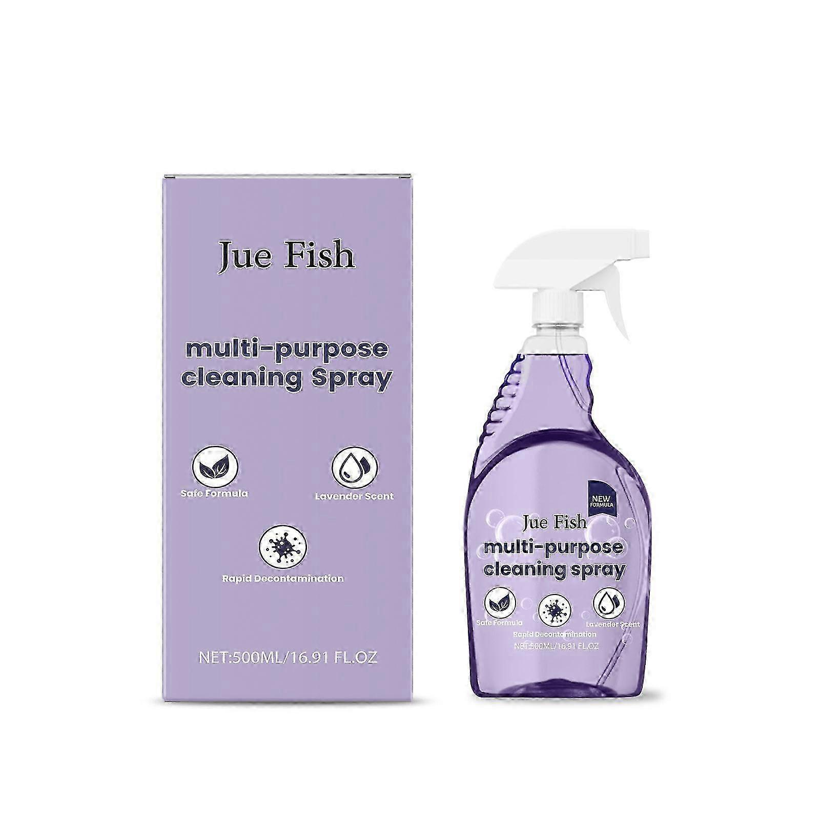 Multi-Functional Cleaning Spray - Removes Grease & Stains from Kitchen & Bathroom Surfaces - 500ml