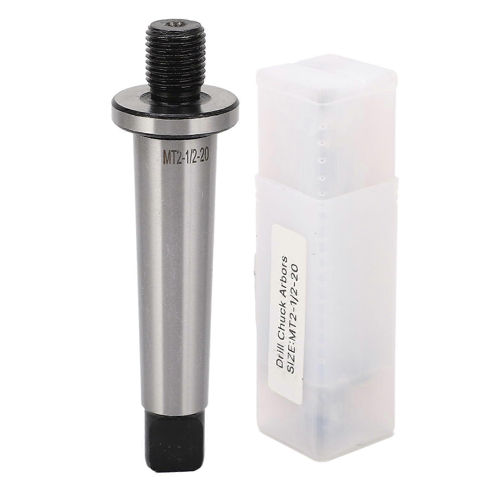 MT2 Drill Chuck Arbor 1/220 Thread Manganese Steel Lathe Accessory  Precision for Tapping