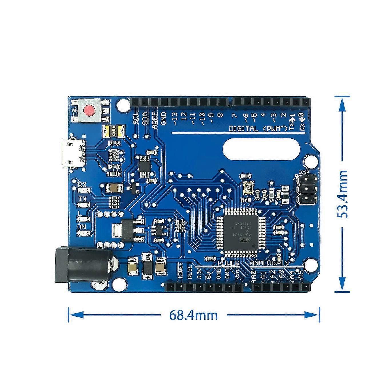 Leonardo R3 Microcontroller Atmega32u4 Development Board With USB Cable Compatible For Arduino DIY Starter Kit