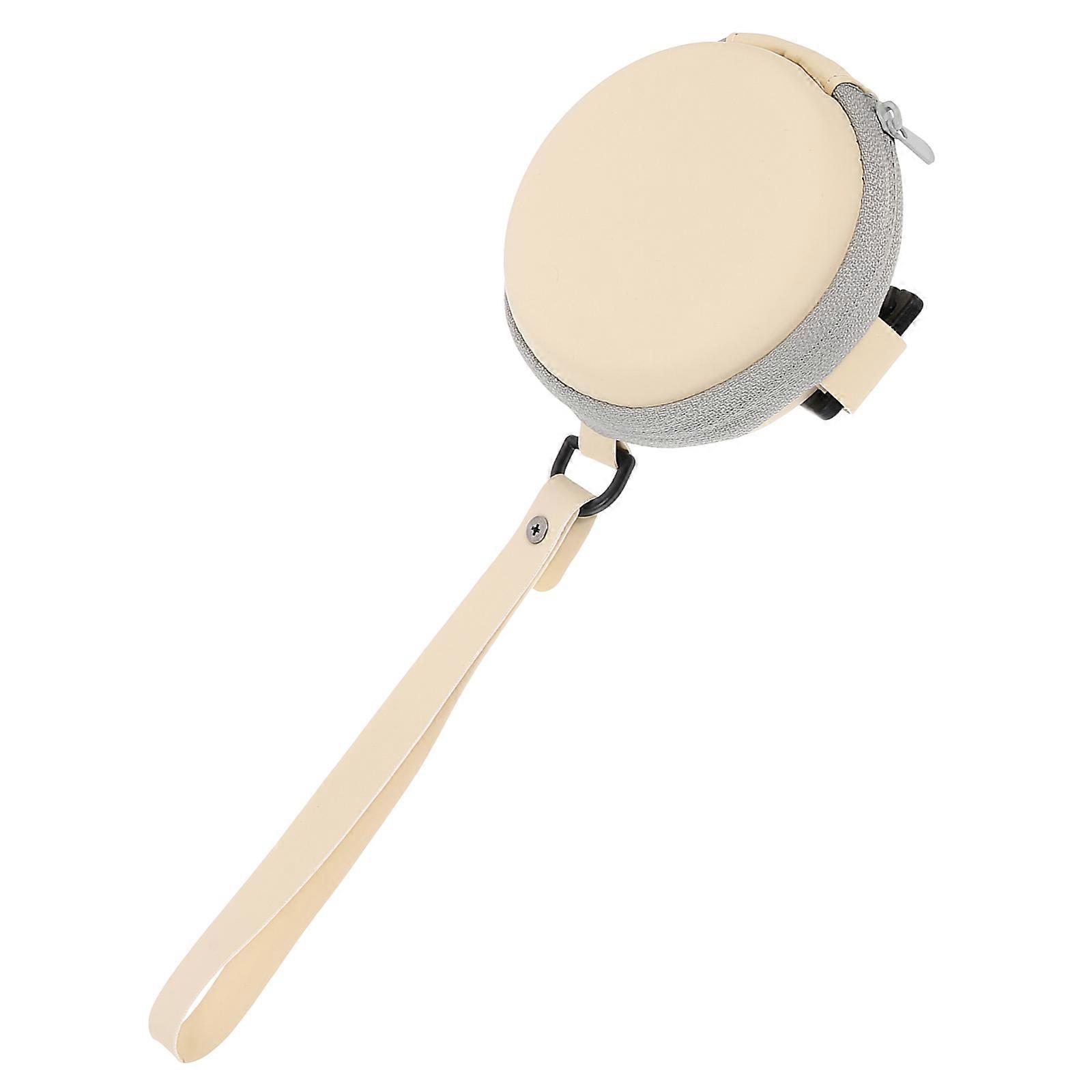 Glasses Carrying Pouch Folding Sunglasses Case for Storage 5Pcs Beige Set