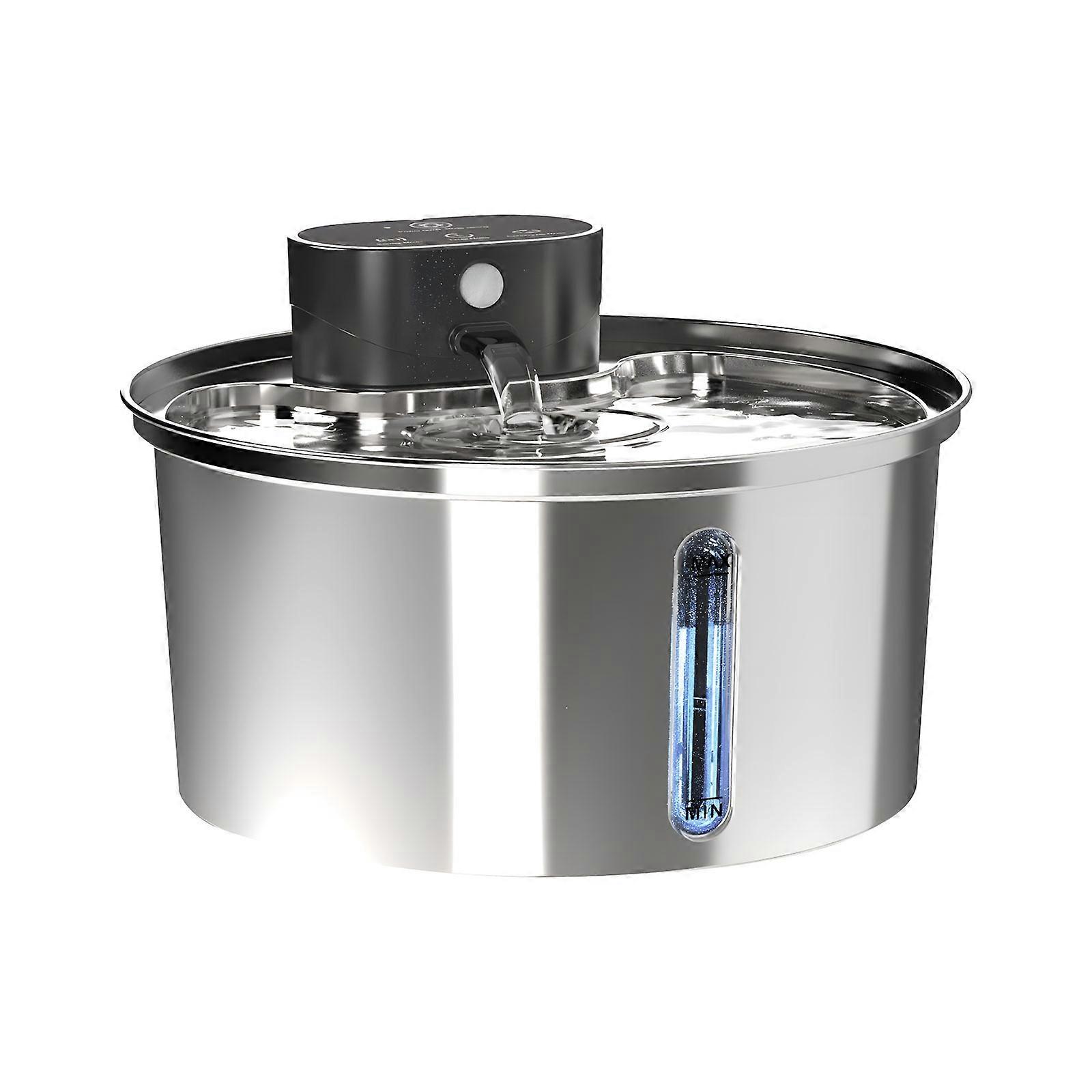 Intelligent Transducer Automatic Puss Water Spring 3.2L Rechargeable Offering Three Approaches Clock Detecting Continuous to Stimulate Drinking