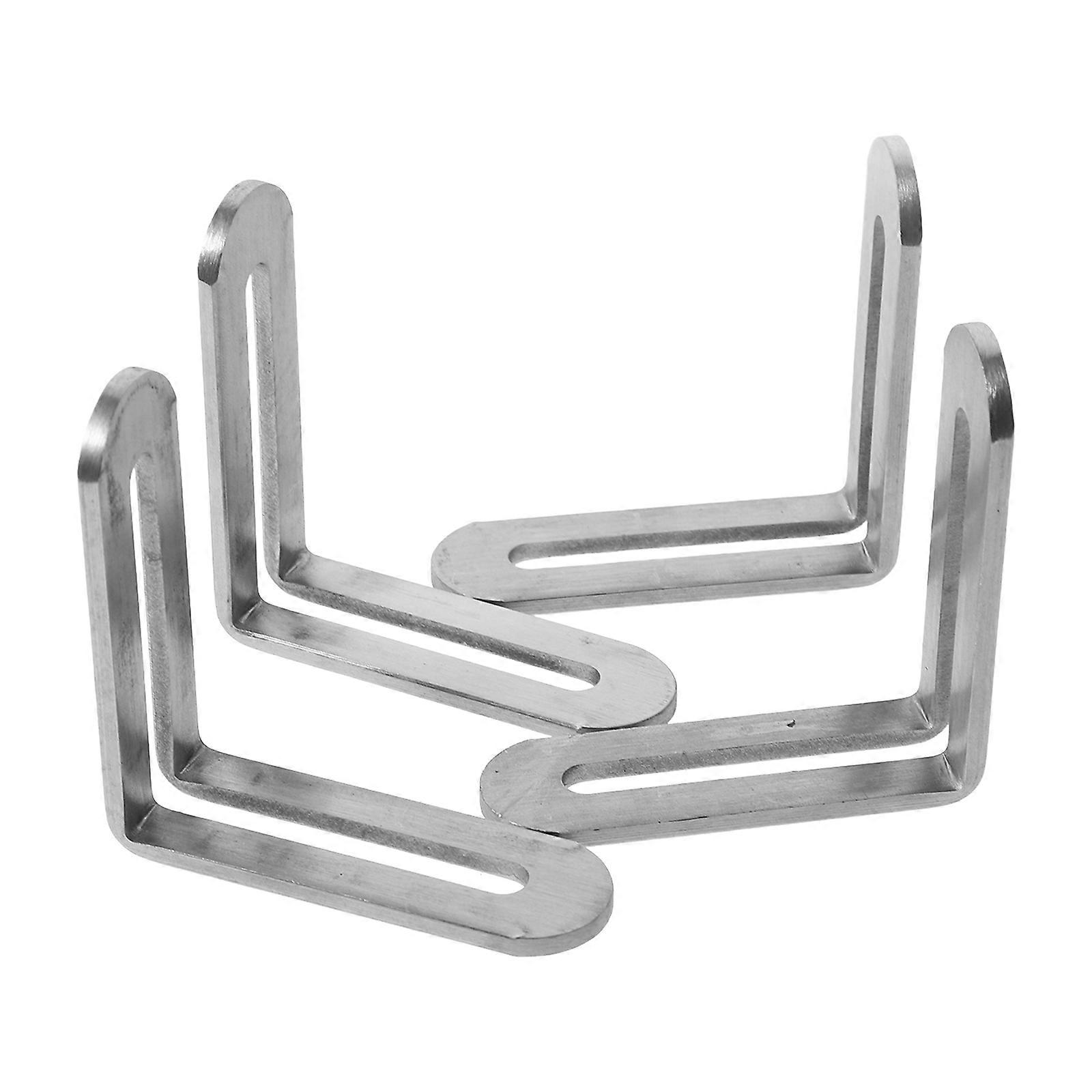Furniture Corner Braces Stainless Steel Adjustable Angle Brackets 4Pcs Set