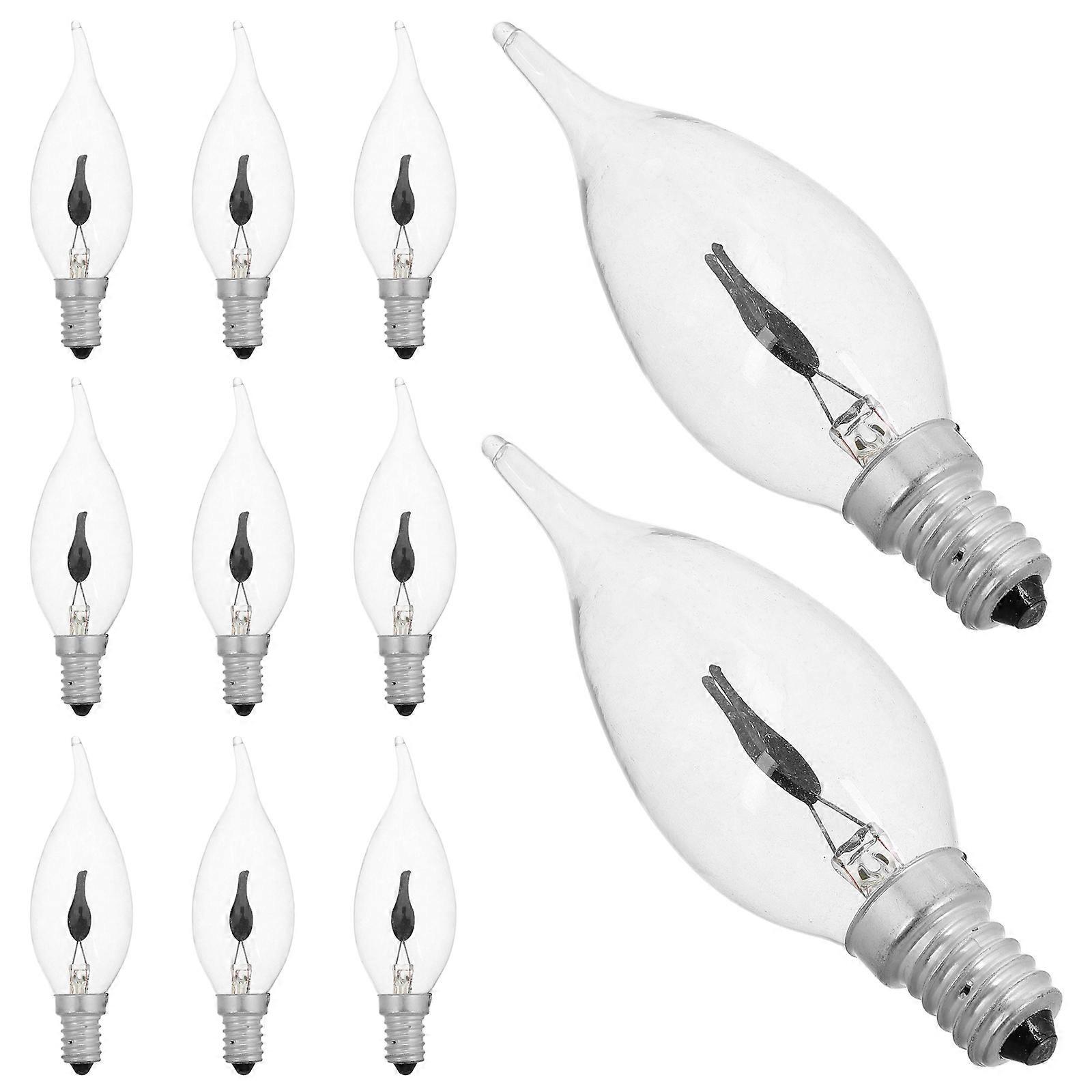Flame Bulbs Decorative Flicker Candles for Home Use 12Pcs Set