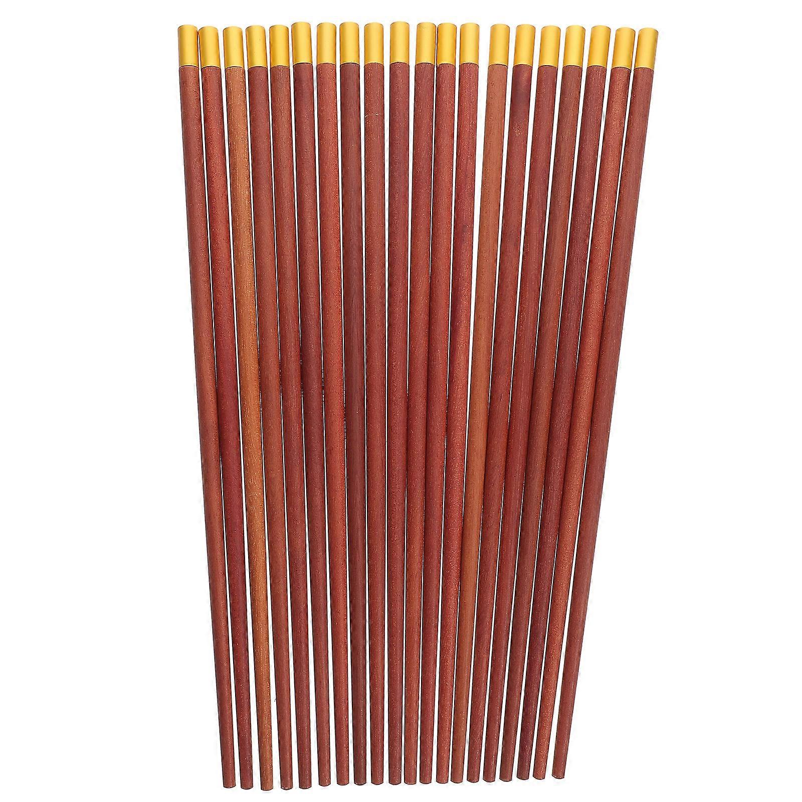 Chopsticks With Metal Tips Multi-function Elegant Utensils Gifts 10 Pairs