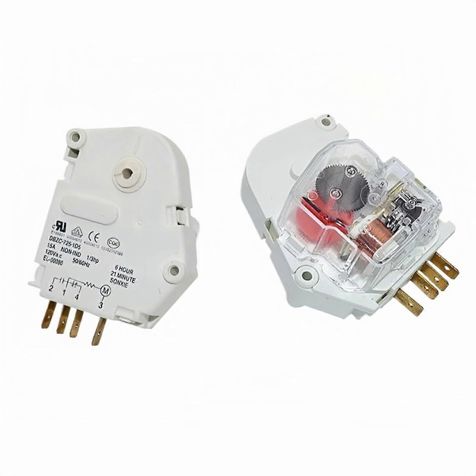 Refrigerator Defrost Timer 110V120V Replacement for Reliable Cooling and Easy DIY Installation