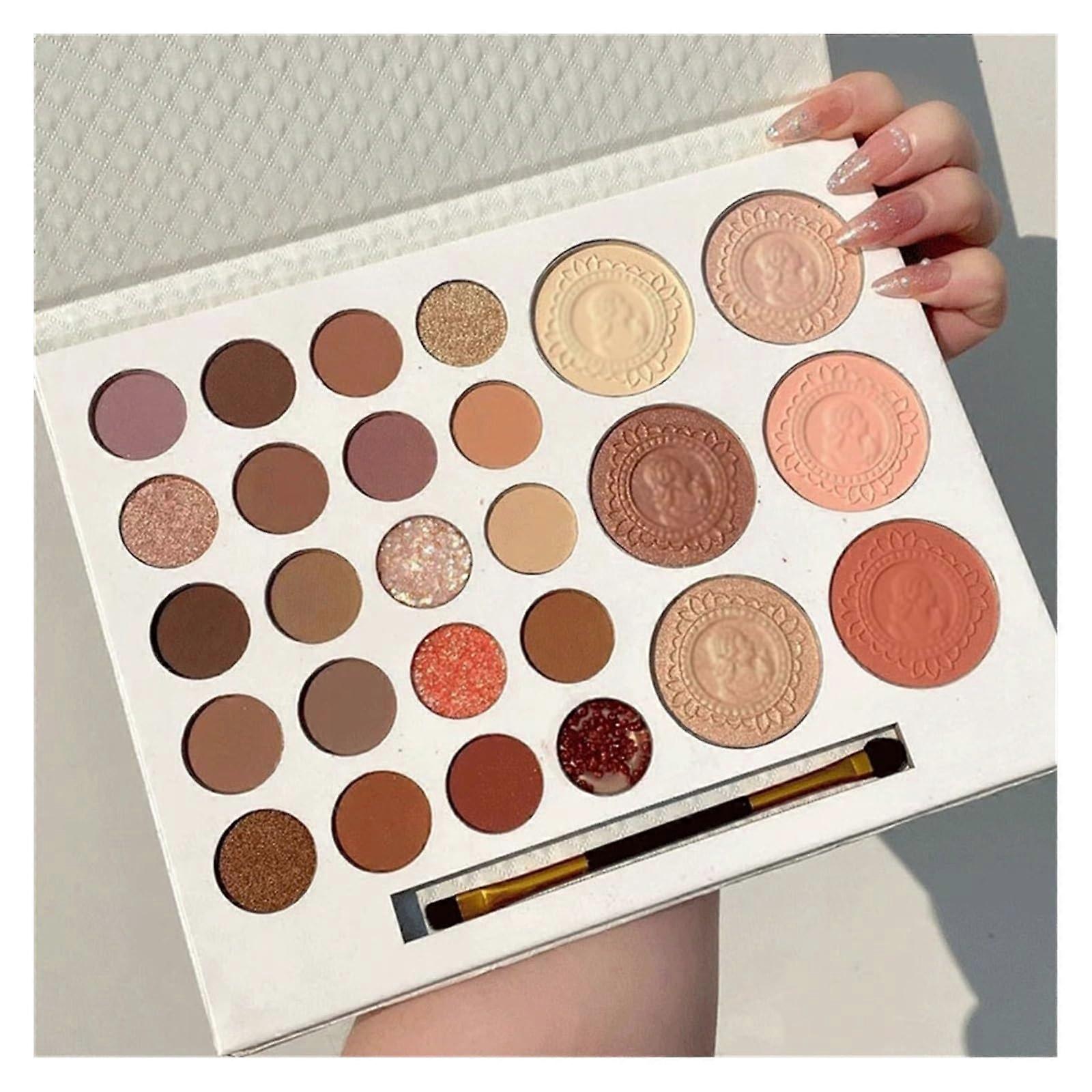 26 Color Eye Shadow Palette with Matte and Shimmer,  Pigmented Smooth Blend Texture