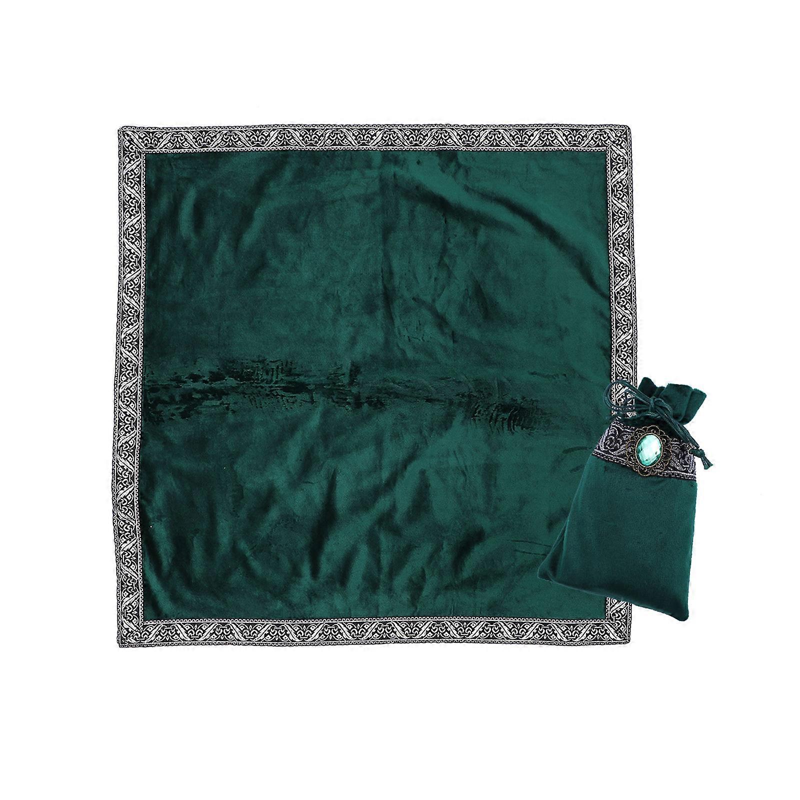 Tarot Cards Accessory for Divination with 3Pcs Velour Tablecloth Set