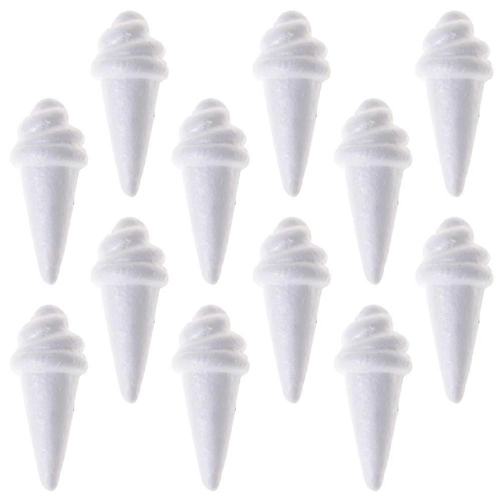 Creative DIY Foams Ice Cream Model for Art Projects 24Pcs Set