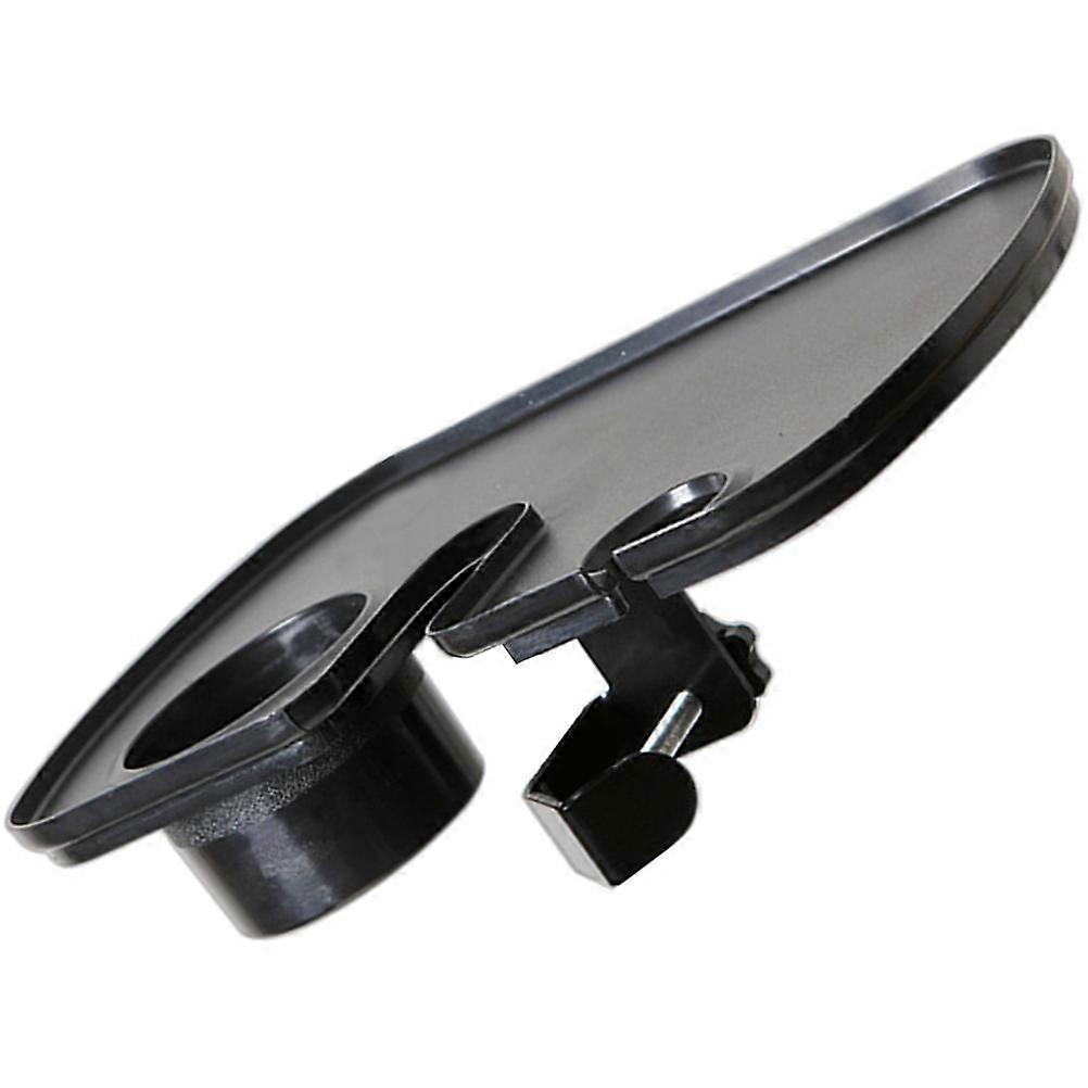 Mic Stand Tray Black Clamp-on for Live Broadcast 4Pcs Pack