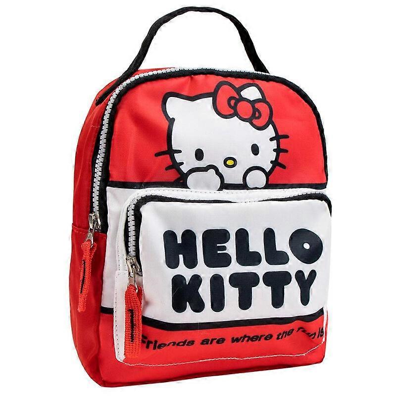 Hello Kitty Backpack 23cm with adjustable straps and pockets