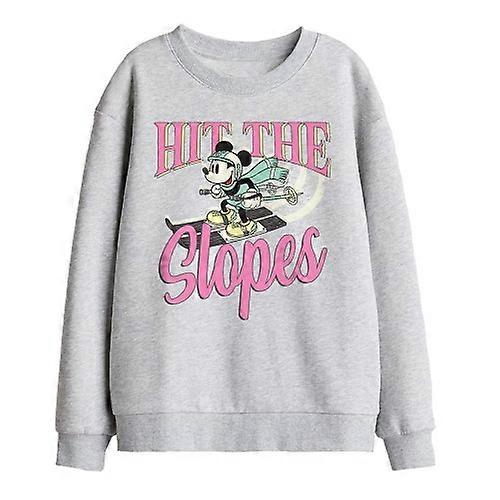 Disney Childrens/Kids Hit The Slopes Mickey Mouse Sweatshirt