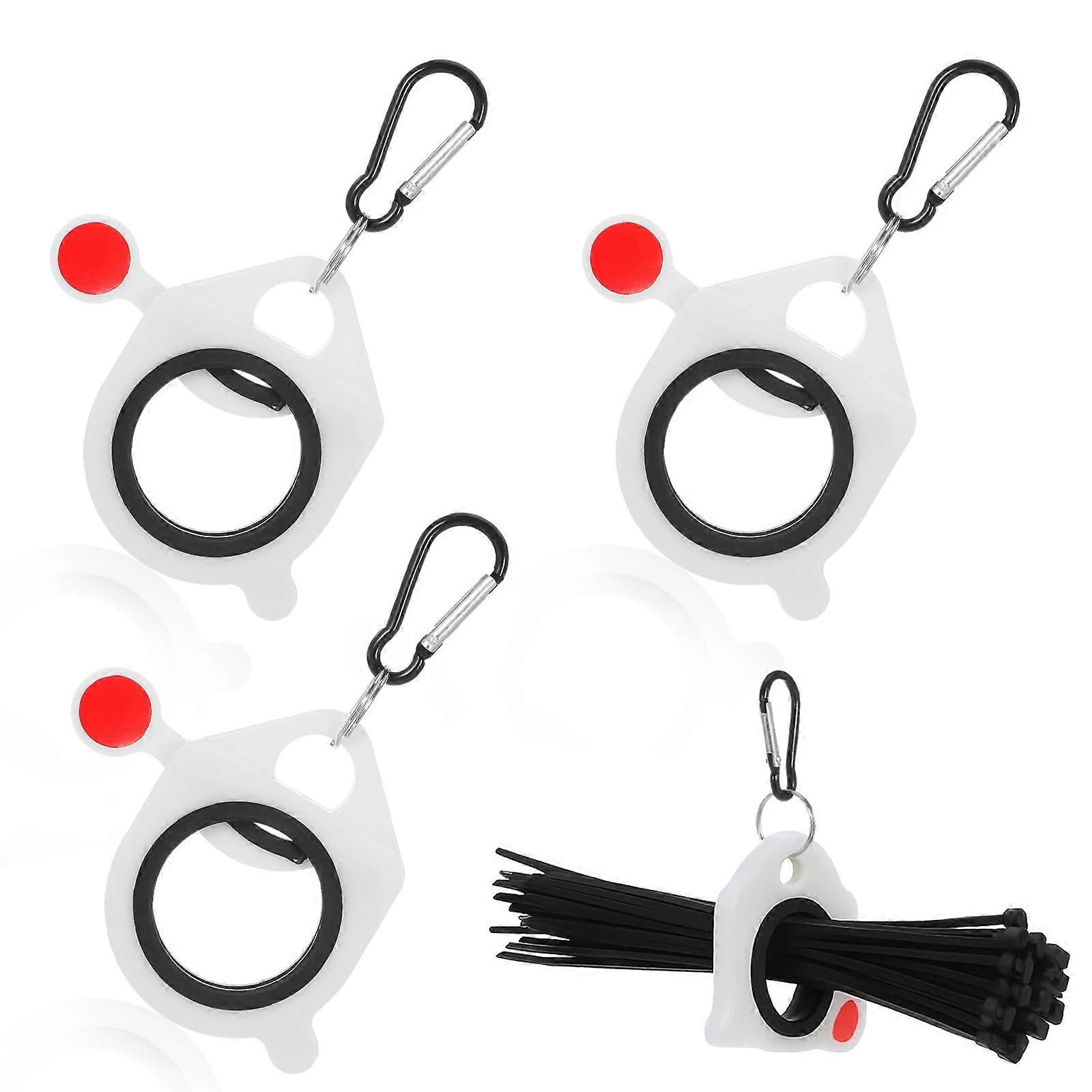 Cable Tie Holder Set with Automatic Tightening, Reusable Heavy Duty Zip Tie Mount for Efficient Cable Management