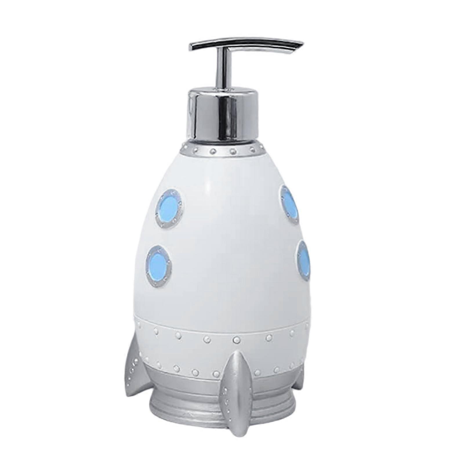 400ml Refillable Soap Dispenser Bottle with Leak Proof Base and Smooth Pump for Bathroom Kitchen