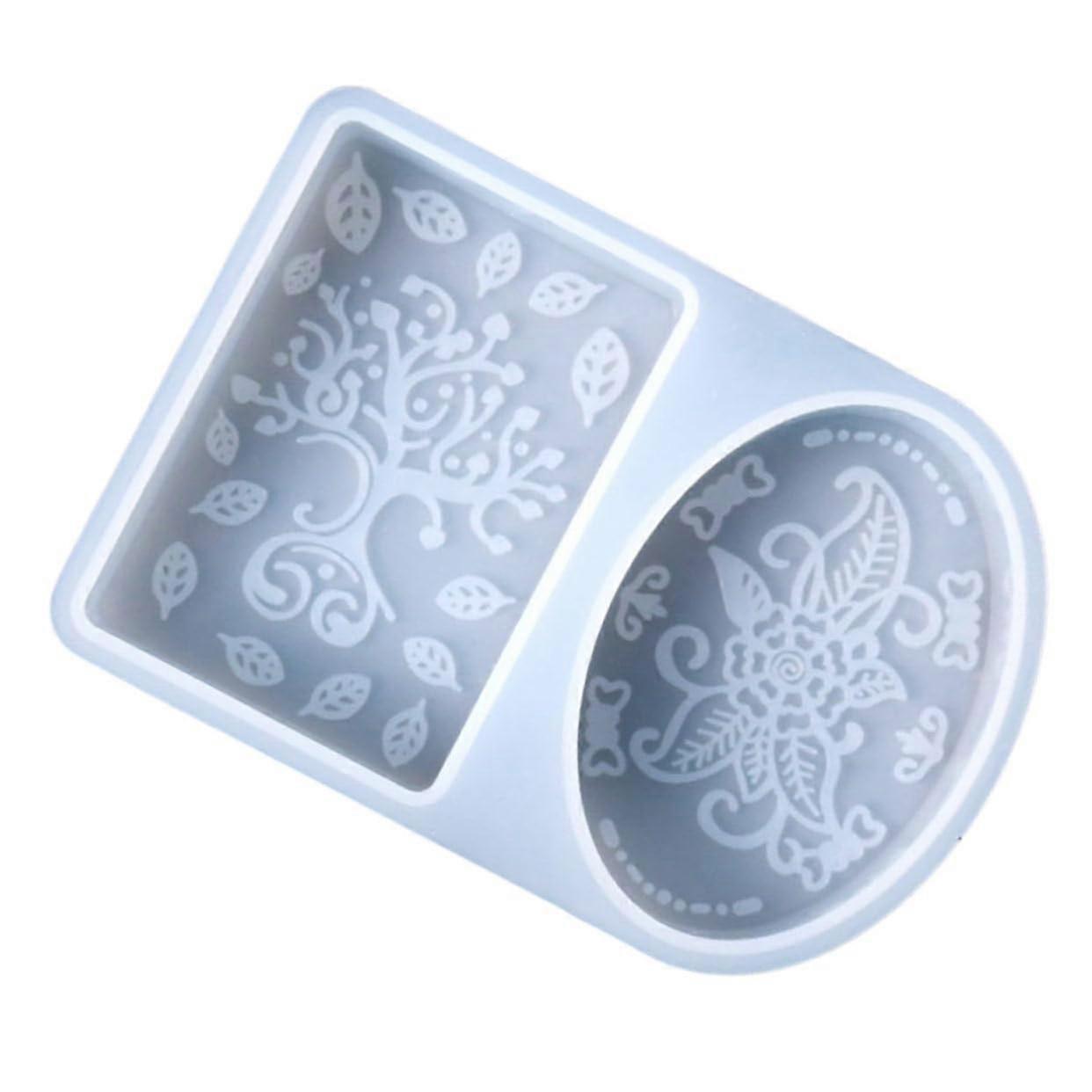 Silicone Soap Mold with Ethnic Pattern, Flexible NonStick Reusable Mold for DIY Handmade Soap