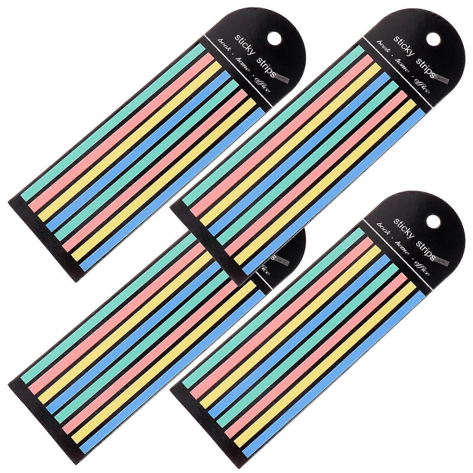 Index Note Strip Practical Transparent Highlight Strips for Writing Use 4 Books