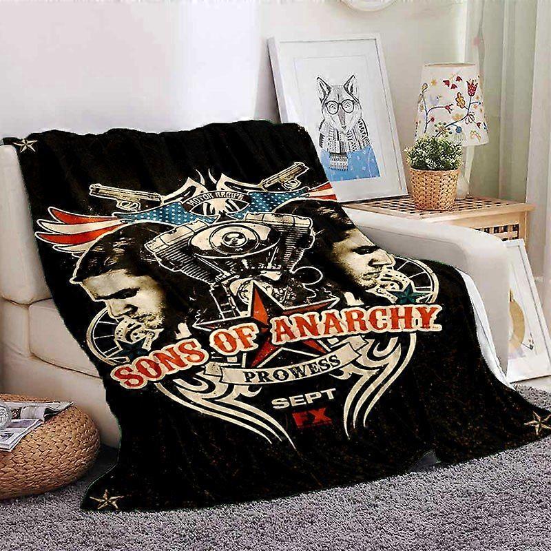 Flannel Blanket with Struggle for Survival Pattern Cozy and Warm