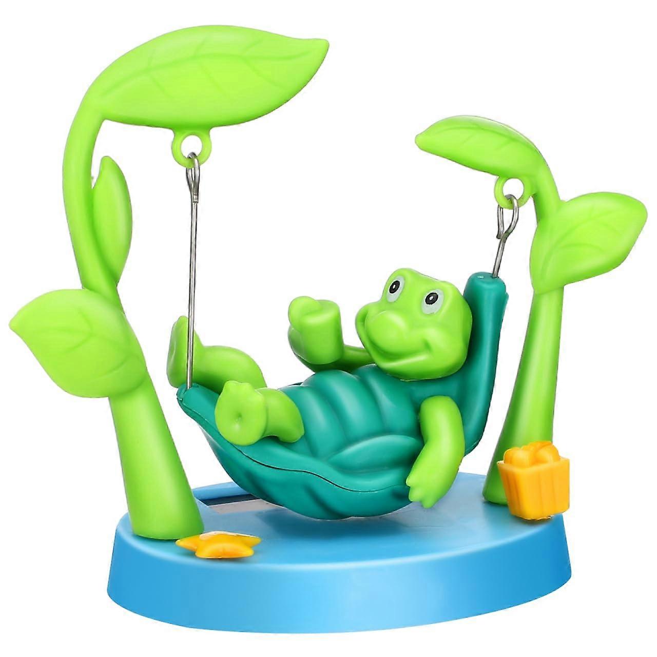 Solar Powered Swinging Turtle Dashboard Ornament Cute Sunlight Motion Car Decoration