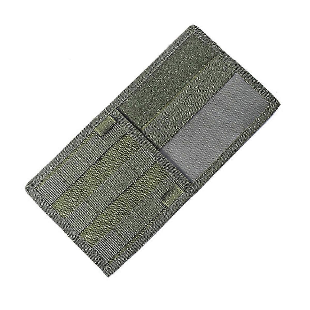 Tactical MOLLE Car Sun Visor Organizer Army Green Vehicle Panel with Patch Display and Adjustable Pouch