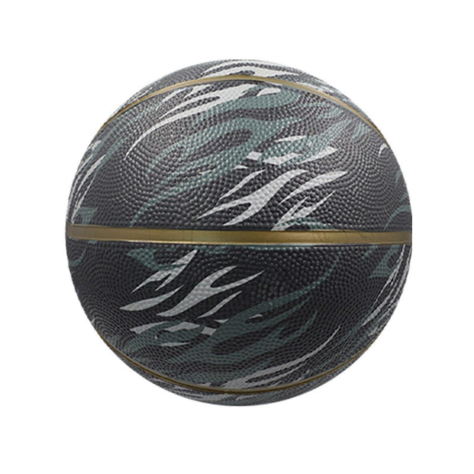 Size 7 Rubber Basketball Waterproof Outdoor Durable Fine Stitching Grip for Kids Training