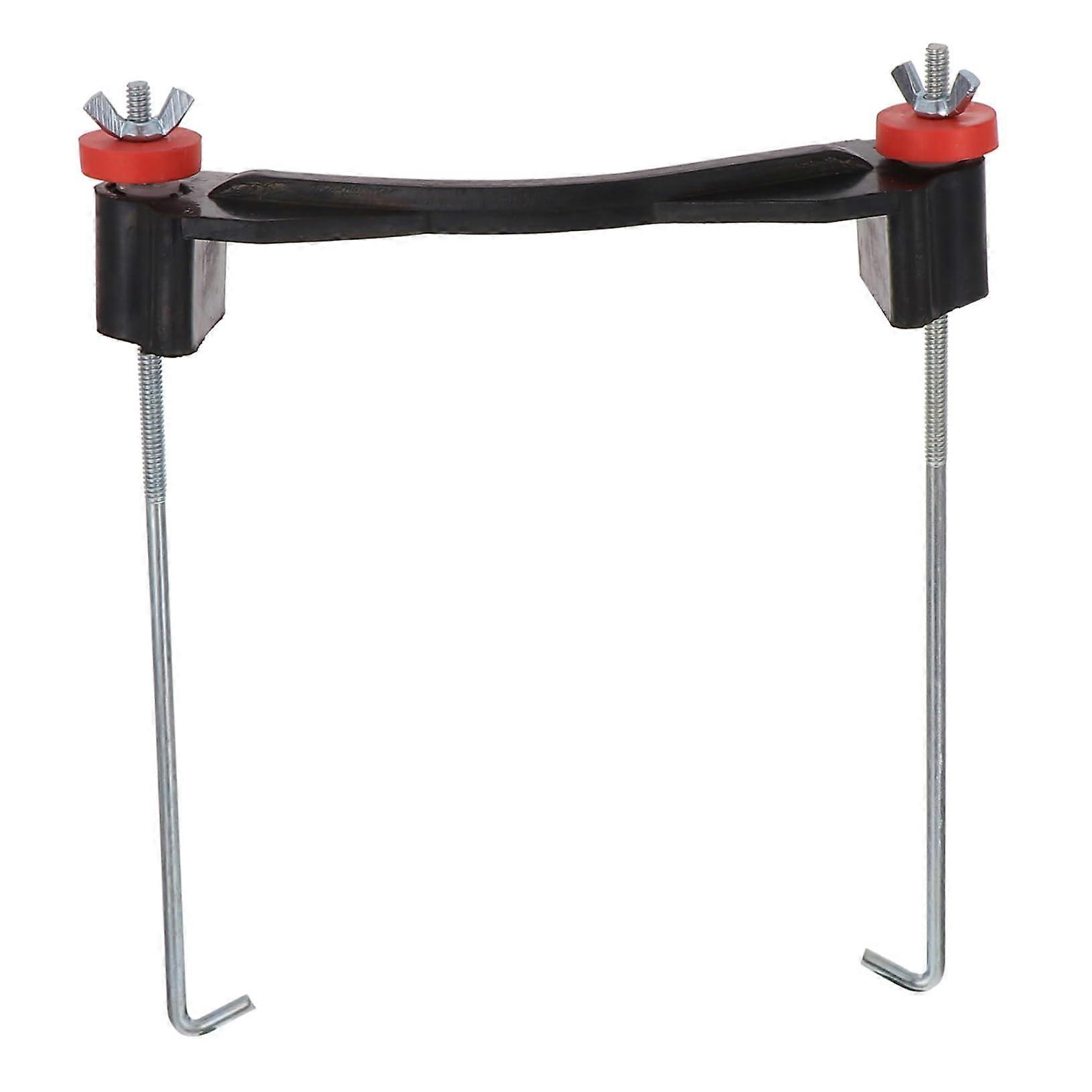 Car Battery Hold Down Bracket Clamp with Rubber Padding for Secure Fixation and Noise Reduction