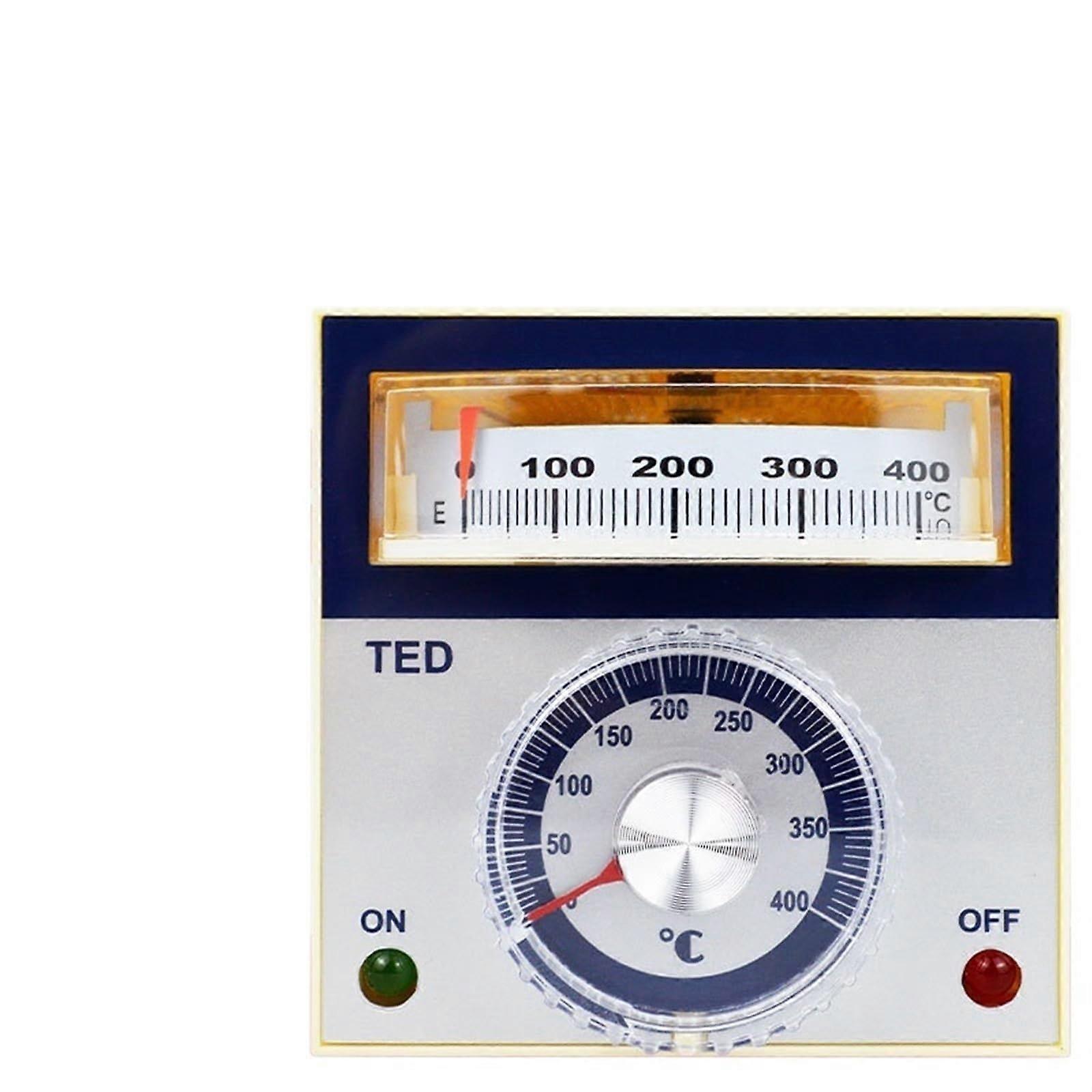 TED2001 K Type Mechanical Oven Temperature Controller 220V with Pointer and Wide Range Control
