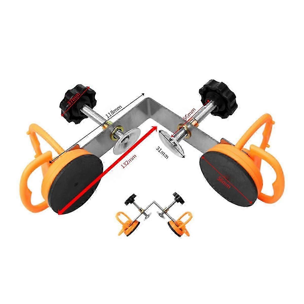 Right Angle Stone Setter Installation Tool Double Suction Cup