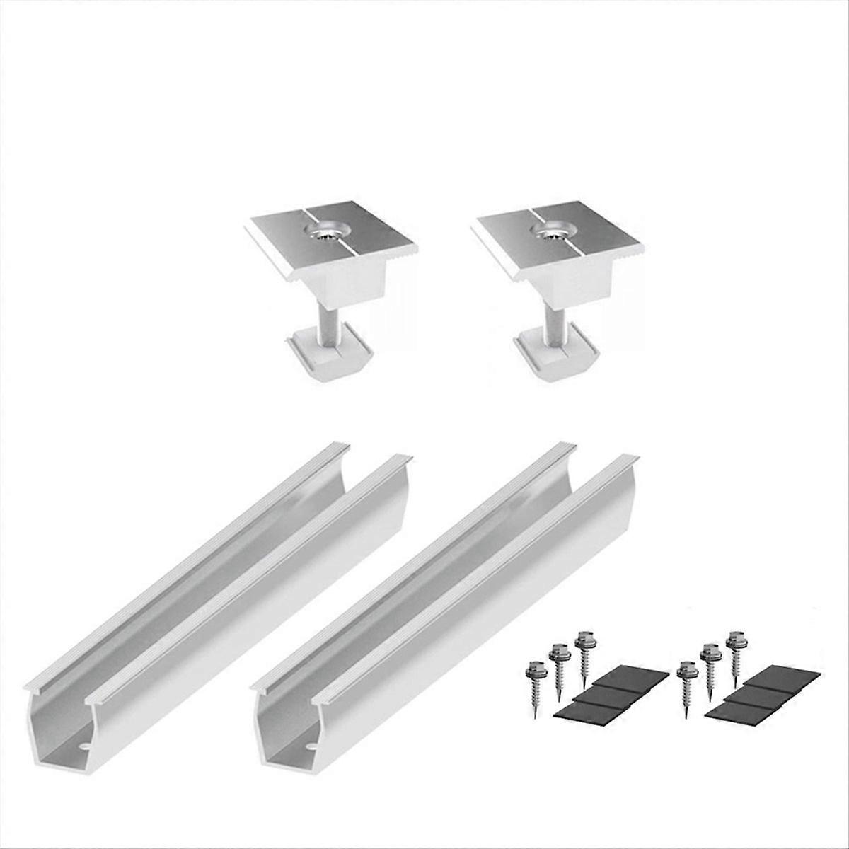 Solar Panel Mount Bracket Rails Clamp Fastening Module Mount, 35mm