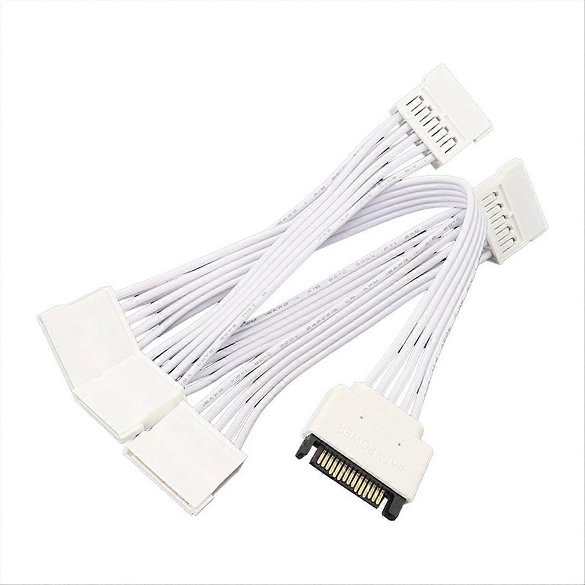 Computer 15 Pin SATA Power Extension Hard Drive Cable