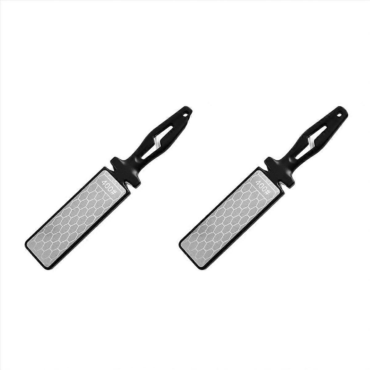 Mesh Pottery Double-sided Emery Whetstone Knife Sharpener