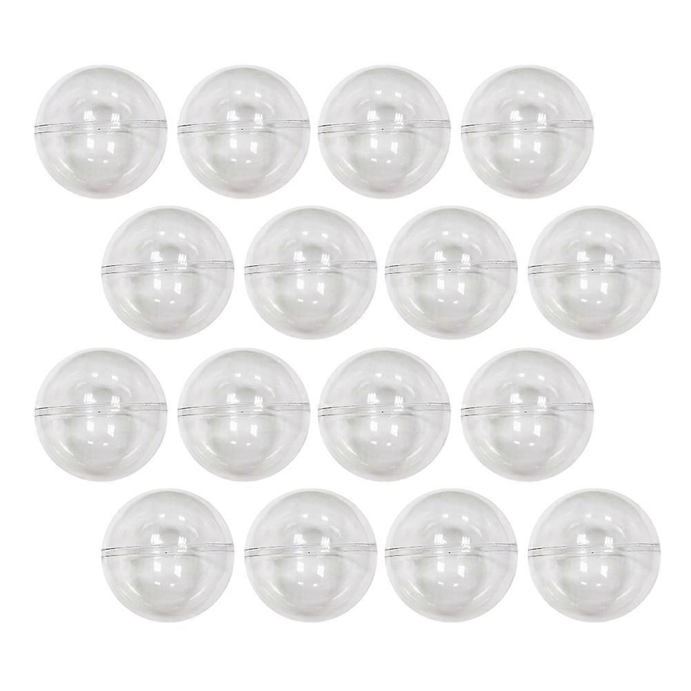 Vending Machine Capsules Clear Plastic Balls for Storage 25Pcs