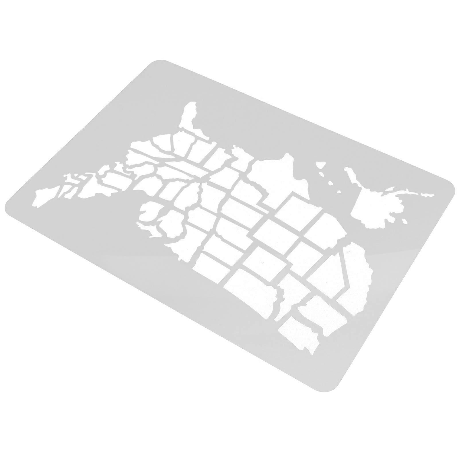 American Map Template Wall Decor Stencil for Drawing American Map Design