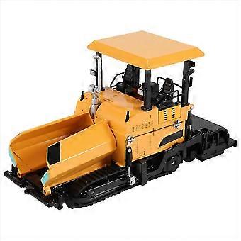 Alloy helstøpt Paver Machine rydder Asfalt Highway Construction Truck 01:40 Engineering Vehicle Model