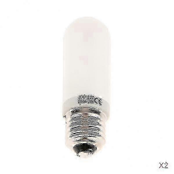 2er-Pack E27 Halogen-Einstelllampe 250W Mattglasröhre
