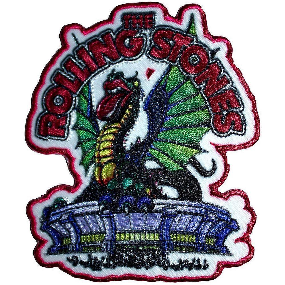 Rolling Stones Dragon Cut Out Vävd Patch