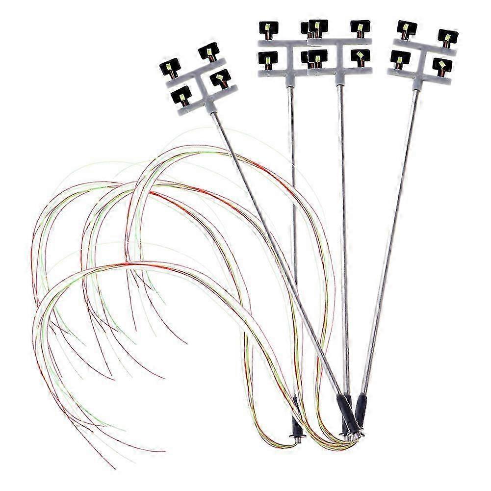 4 PCS HO Scale Model lighting tower,tower lights Model Lights