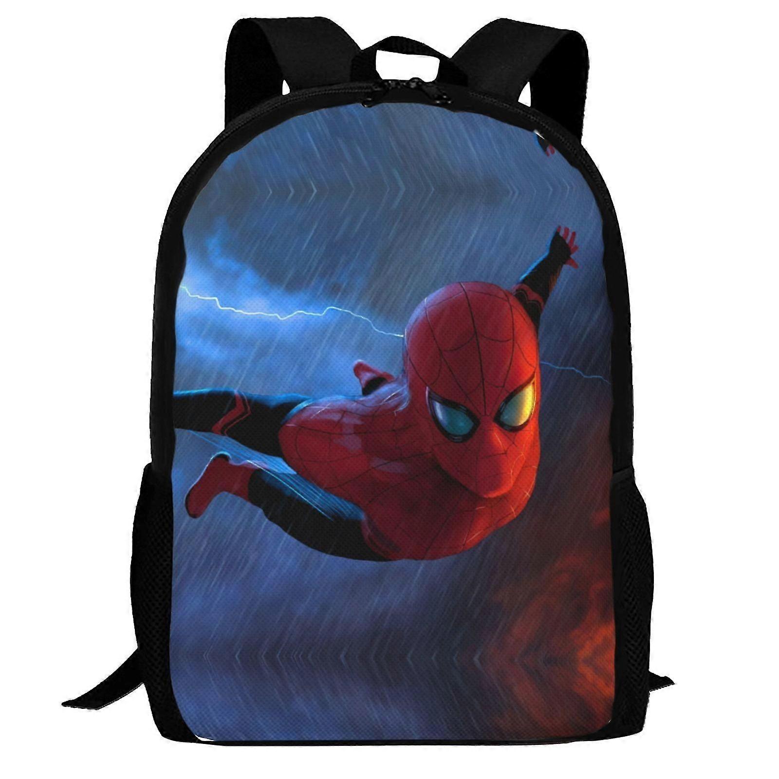 j7558 Spider-Man Backpack,3d Print Laptop Backpack Lightweight Casual Daypack Bookbag Multi-Function Travel Backpack e7558