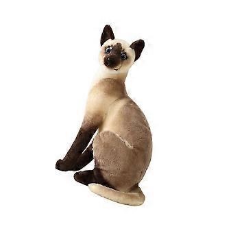 1/2 Precioso animal de peluche cómodo hogar Ornamnts gato peluche juguete para