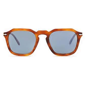 Persol PO3292S 96/56 Full Rim Striped Brown Unisex Square Sunglasses UV2 Original