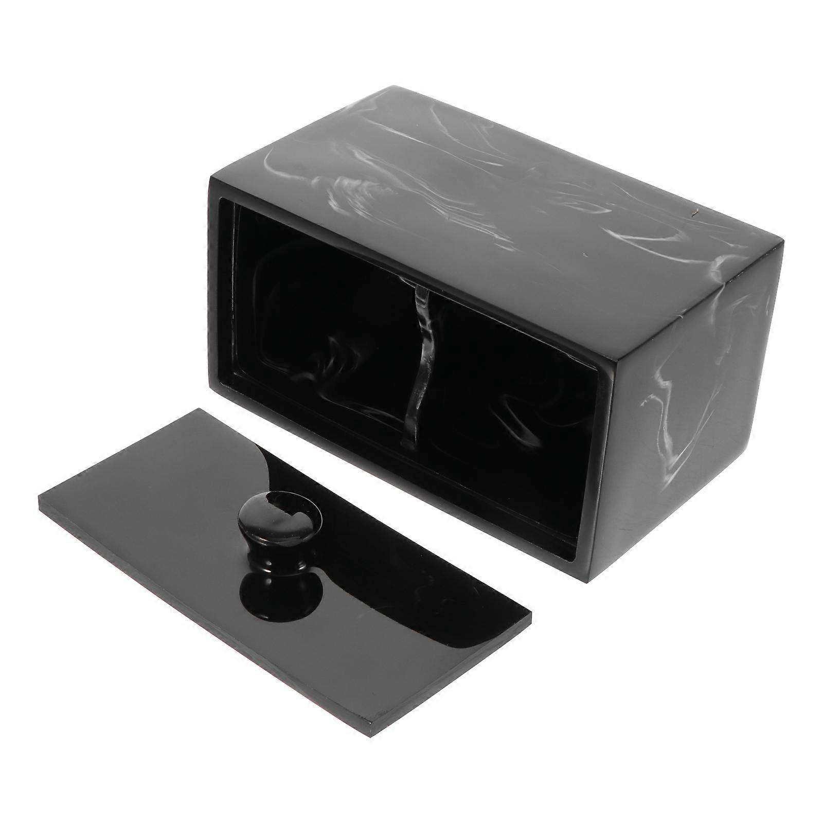 Toothpick Organizer Resin Storage Box for Practical Use