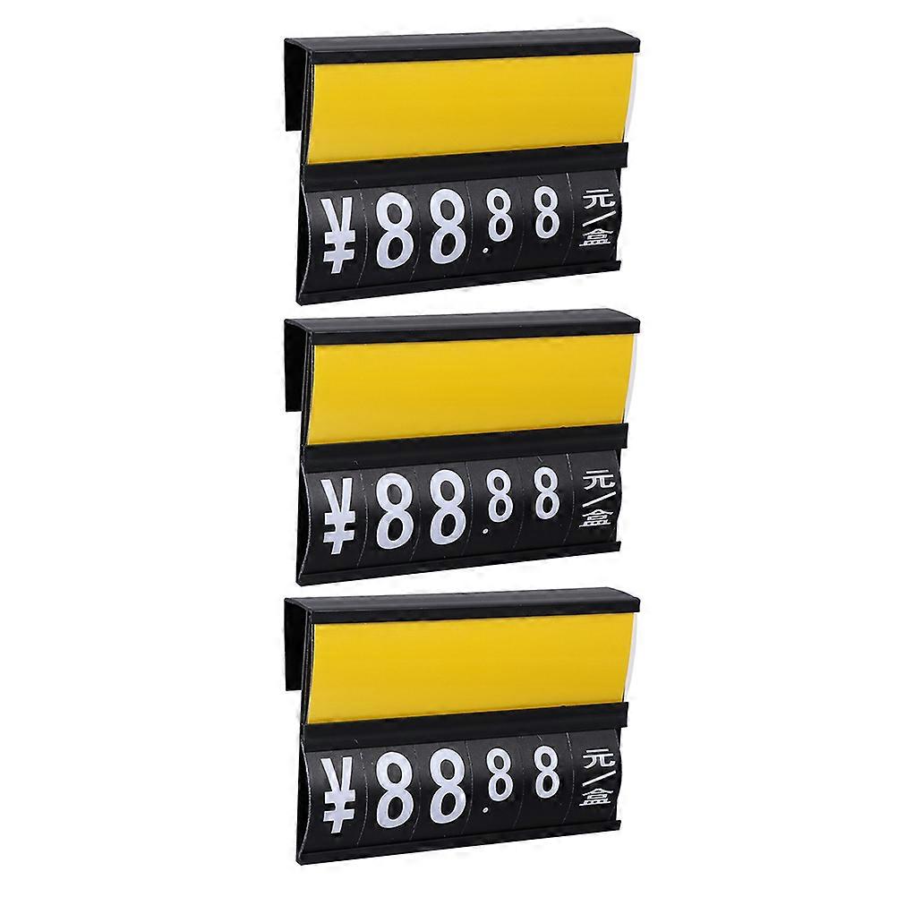 Label Holder Hanging Rack for Supermarket Display 9Pcs Multi