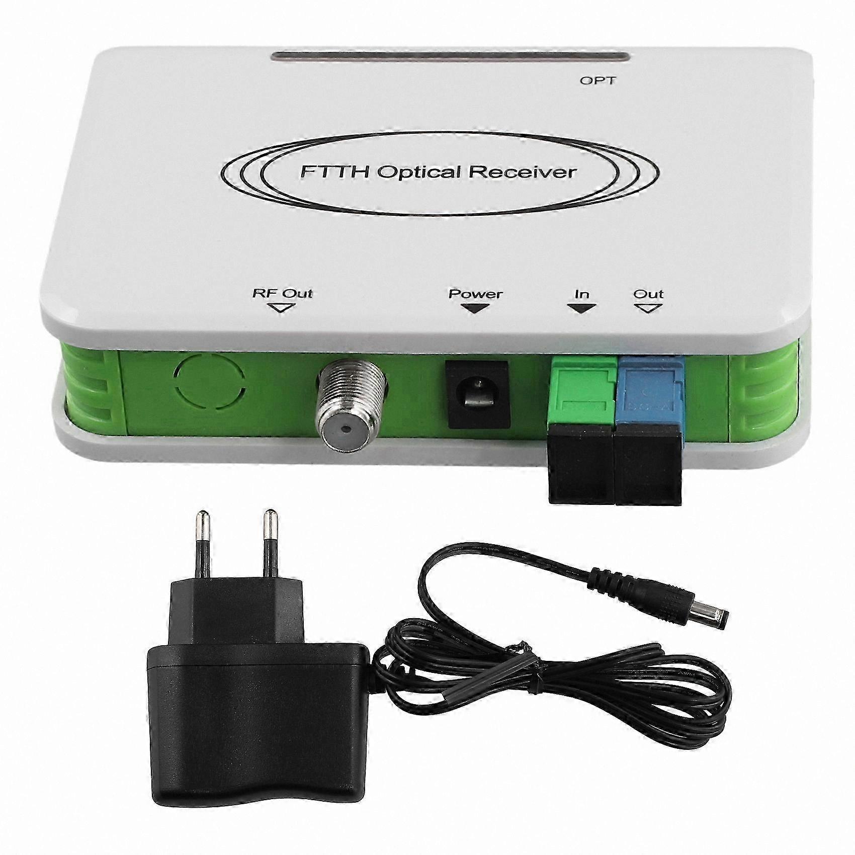 FTTH Optical Receiver Triplexer SC/APC for CATV System, EU Plug