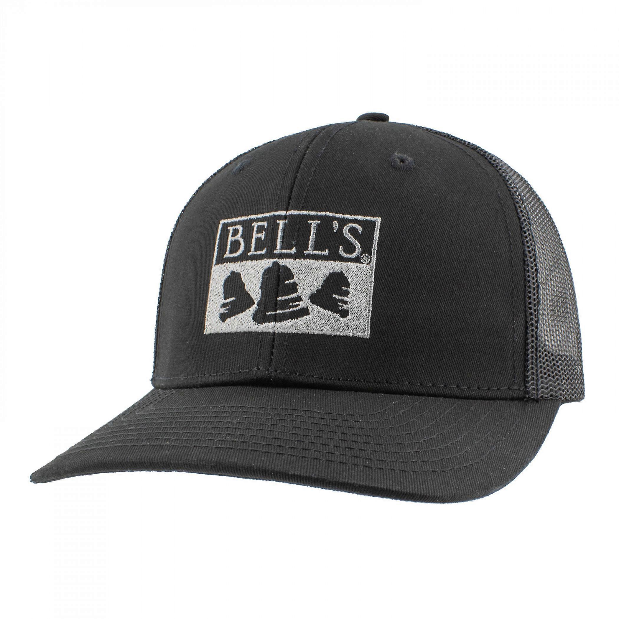 Bells Whisky Patch Black Mesh Trucker Hat