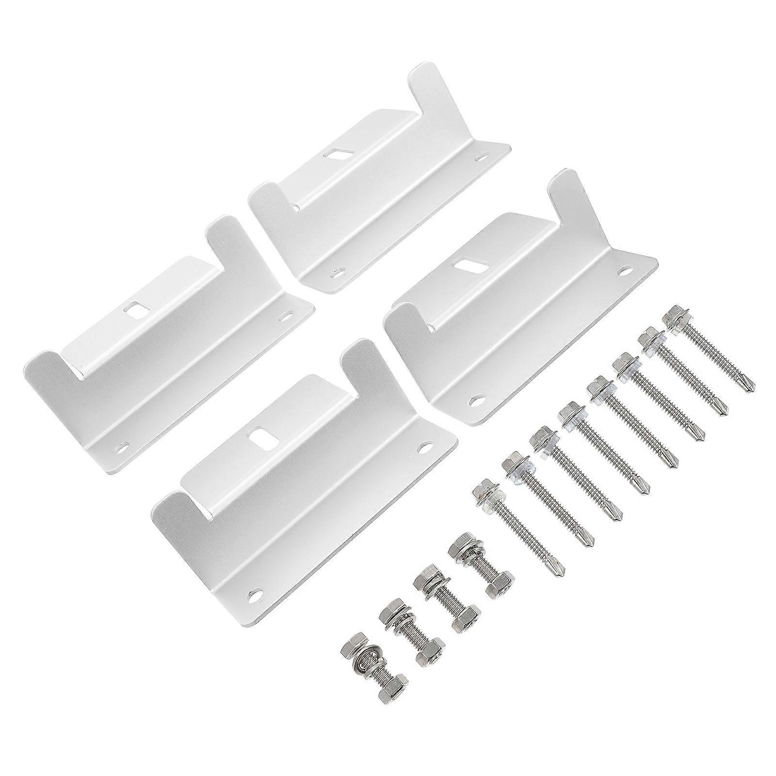 4 Sets Solar Panel Z Brackets Solar Panel Mounting Brackets Solar Panel Brackets