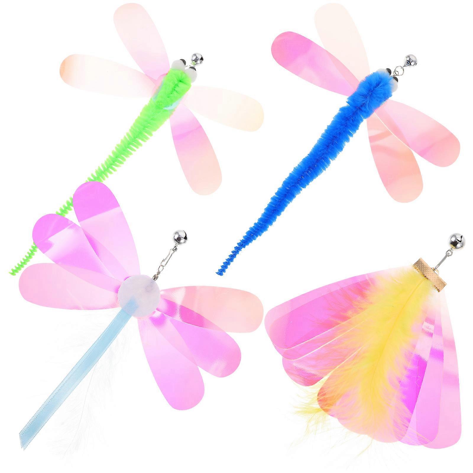 Interactive Cat Toy Replacement 8Pcs Kitten Teasing Playset