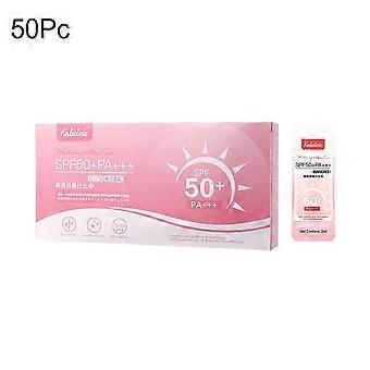Single Use Sunscreen Sachets 100ml (50 Pcs) - SPF50+ PA+++ Portable UV Defense