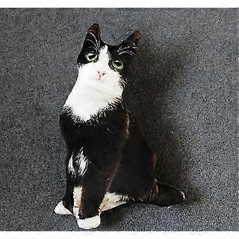 50cm Lifelike 3D Cat Plush Stuffed Animal Sofa Cushion - Cute Cartoon Doll for H