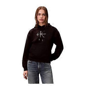 Calvin Klein Womens/Ladies Jeans Jersey Logo Hoodie